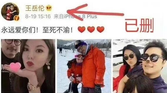 王岳倫刪除對李湘表白帖